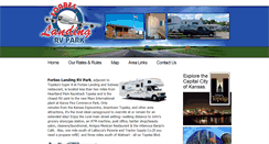 Desktop Screenshot of forbeslandingrvpark.com